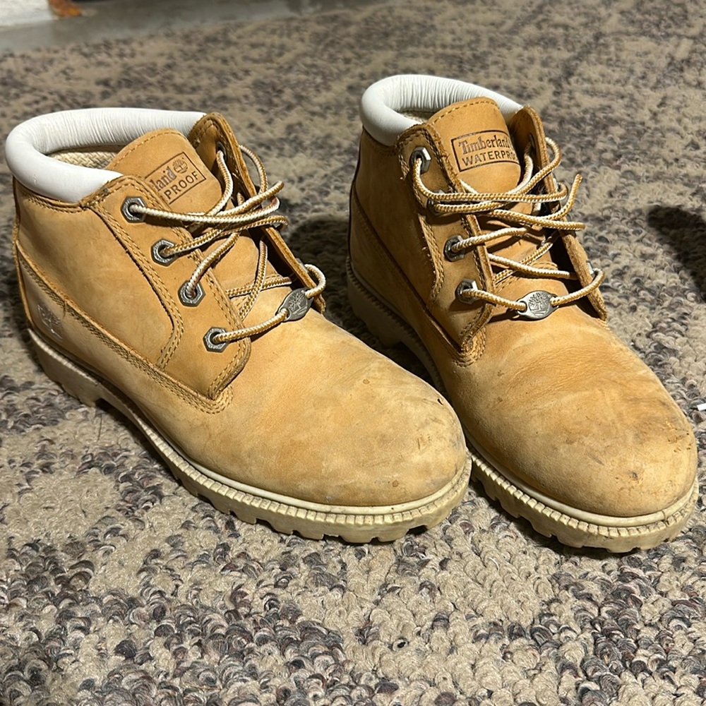 Used timberland booties